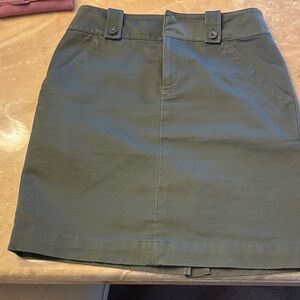 GAP Olive  cargo Mini Skirt